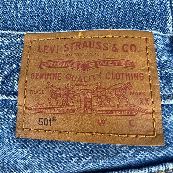 Levi's 501XX Jeans Women's W24 L26 (0) Big E Button Fly Light Stone Normcore - Picture 6 of 16